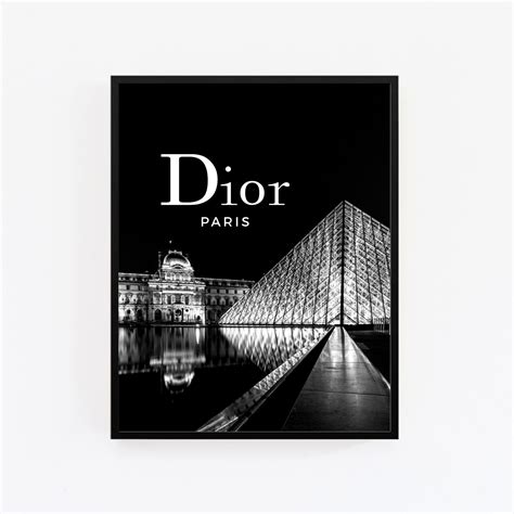 dior poster print